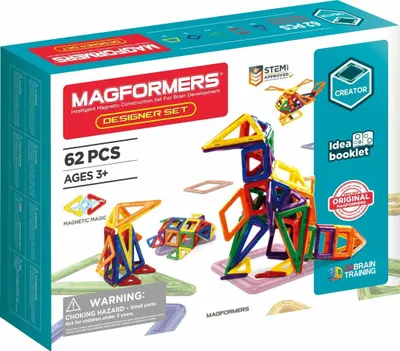 Obrázok produktu pre Magformers Creator Designer Set 62-dielna magnetická hra