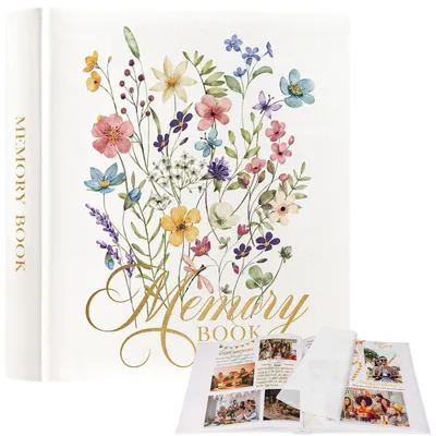 Produktbild von Elzusha – Selbstklebendes Fotoalbum mit Lederumschlag und 100 Seiten