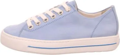 Immagine prodotto di Paul Green 4704-153 sneaker da donna, stringata, in pelle, Lago (azzurro), Supersoft - sneaker da donna, blu, in pelle (royal nubuck)