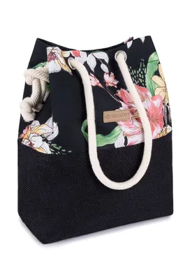 Obrázok produktu pre ZAGATTO dámska kabelka Black/Tokio Flowers Zagatto ZG-605