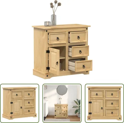 Obrázek produktu pro The Living Store Příborník  87x40x76 cm Massivholz Kiefer