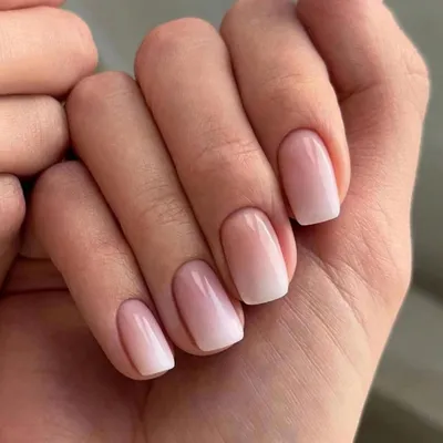 Image de Ceboic Set de 24 ongles artificiels French rose-blanc avec tampons adhésifs