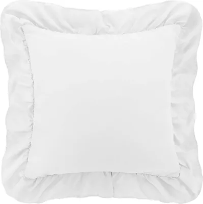 Produktbild von Dekorativer Kissenbezug Weiss Hell 40X40Cm Mit Rüschen Ruffy