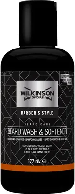 Produktbild von Wilkinson Barber's Style Bartwaschmittel und Weichspüler 177 ml