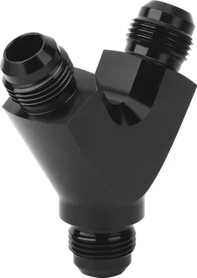Productafbeelding van T-stuk, driewegadapter, Y-vormige adapter, AN10 mannelijke connector, fitting voor olieleiding