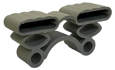 Produktbild von 10er Set Kappen zur Befestigung von Leisten im Lattenrost (116_36x32x8,5 mm (Duo))