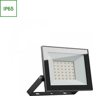 Produktbild von Spectrum LED NOCTIS LUX 4 Fluter 30W Strahler 2500lm schwarz 100° 230V IP65 IK07 Kaltweiß 6000K