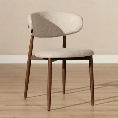 Produktbild von Bronx71 Esszimmerstuhl Lara Leinen taupe