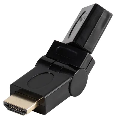Image de VIVanco™Adaptateur HDMI femelle vers HDMI mâle 360° avec connecteurs plaqués or
