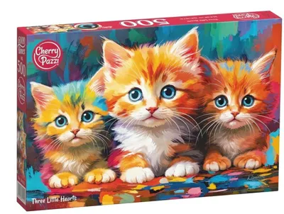 Zdjęcie produktu dla Puzzle 500 CherryPazzi Three Little Hearts 20425