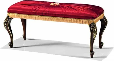 Produktbild von Casa Padrino Luxus Barock Sitzbank Bordeauxrot / Dunkelbraun / Gold 114 cm -  Italy