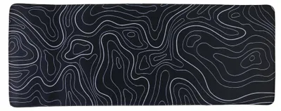 Produktbild von lachineuse XXL-Mauspad – Topografische Karte – Schwarz – 800 x 300 x 3 mm – orig
