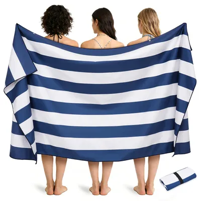 Produktbild von Solidchoice – XXL-Strandtuch aus Mikrofaser, schnelltrocknend und sandabweisend
