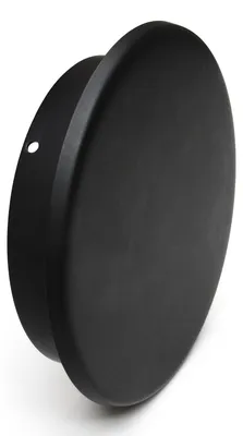 Produktbild von Raik Basic Blindklappe 180mm schwarz für Rauchrohr / Ofenrohr