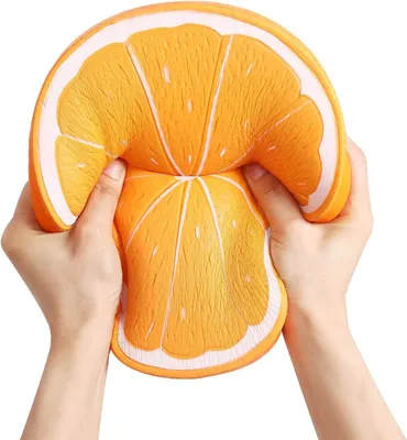 Productafbeelding van Squeeze speelgoed gigantische sinaasappel langzaam - Stijgende Squishy Anti Stress Geurige Kawaii Angst