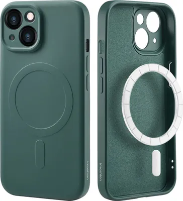 Produktbild von imoshion Color Back Cover mit MagSafe iPhone 15 - Dunkelgrün