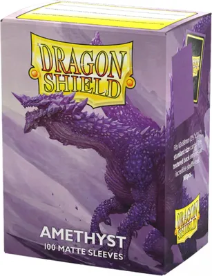 Zdjęcie produktu dla Kieszonki Dragon Shield Standard Matte – Ametyst (100 sztuk)