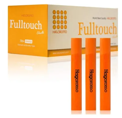 Produktbild von Hagoromo Fulltouch Farbkalk – Premium Staubfreie Kreide im Farbmix: Orange Color: Orange