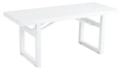 Produktbild von Bank Vevi 105 x 45 x 41 cm Aluminium Weiß
