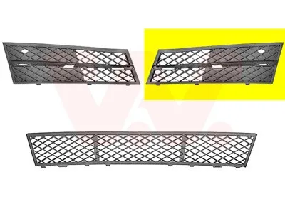 Produktbild von VAN WEZEL Lüftungsgitter Grill Stoßfänger für BMW 5 Touring (F11)