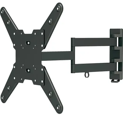 Produktbild von Deltaco ARM-425, 75 x 75 mm, 400 x 400 mm, 0 - 30°, 180°, Metall, Schwarz
