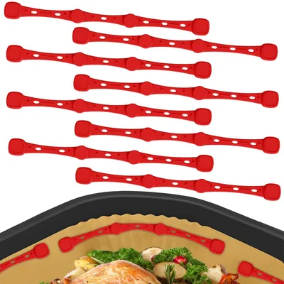 Magnetische Backpapier-Klammern, 8 Stück, Silikon