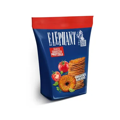 Zdjęcie produktu dla Wyciskane precle z pomidorami i ziołami 70g