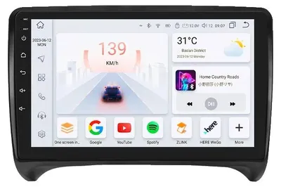 Produktbild von Multimedia-System, Bildschirmgröße, kompatibel mit Audi TT MK2 2006-2014, S6-4G 8Core-6G 64G