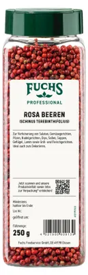 Produktbild von Fuchs Professional Rosa Beeren gefriergetrocknet leicht pfeffrig 250g