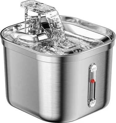 Image de Buse en acier pour grand fût avec filtre multiple pour abreuvoirs pour animaux de compagnie - Bacs pour chats et chiens
