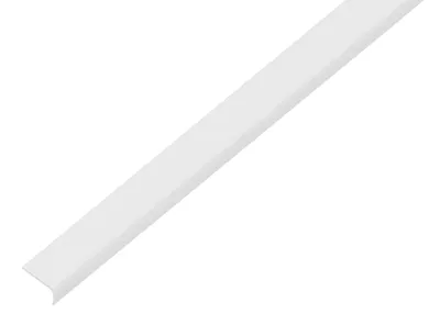 Produktbild von Alberts 485245 Abschlussprofil, rund | selbstklebend | Kunststoff, weiß | 1000 mm x 19 mm x 7 mm