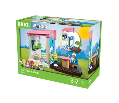 Produktbild von BRIO Village Eisdiele H 20 x B 26 x T 13 cm