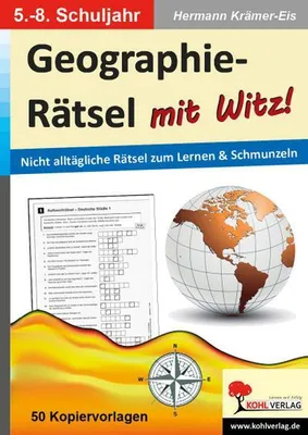 Obrázek produktu pro Geographie-Rätsel mit Witz! - 5.-8. Schuljahr