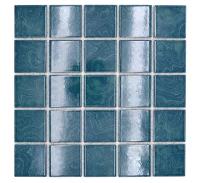 Produktbild von Keramikmosaik grün glänzend k.A. Mosaikfliese Küchenwand Fliesenspiegel Bad Duschwand MOS14-0403_f