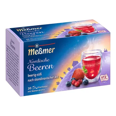 Image de Meßmer Nordische Beere Infusion de fruits aromatisée au goût de baies 50g