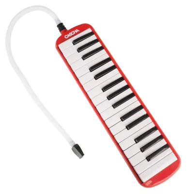 Image de Mélodica rouge (étui et embouchure inclus)