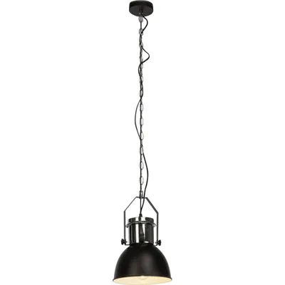 Produktbild von BRILLIANT Pendelleuchte 23cm Salford schwarz IP20 E27 60 Watt dimmbar g. f. Normallampe