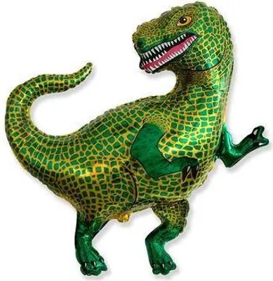 Produktbild von Grüner Dinosaurier-Folienballon, Tyrannosaurus 62 cm