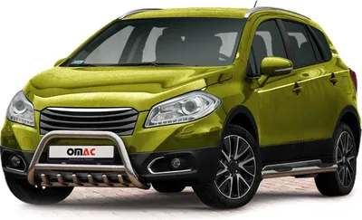Immagine prodotto di Protezione paraurti anteriore in acciaio inox per Suzuki SX4 S-Cross 2013-2022 con ABE argento