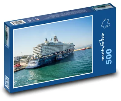 Zdjęcie produktu dla Puzzle 500 Statek wycieczkowy na oceanie - martinpuzzle