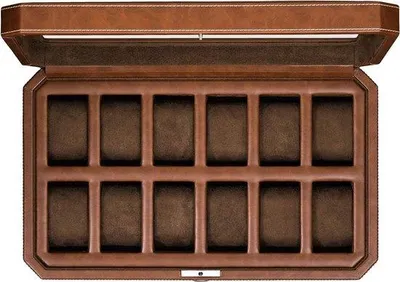 Produktbild von Famanu Uhrenbox - 12 große Fächer, elegantes Design