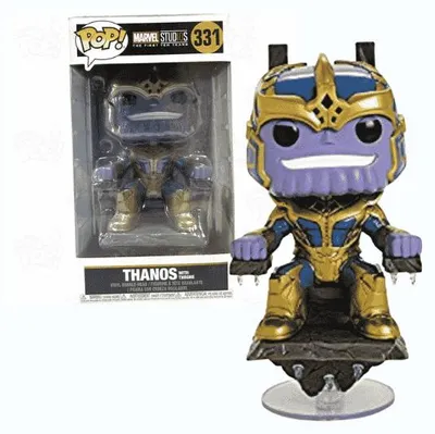 Produktbild von Funko Pop! Marvel: Marvel Studios - Thanos with Throne #331