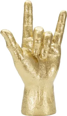 Immagine prodotto di Mauro Ferretti scultura a mano Yeah Hand 14,5x7x23 cm oro