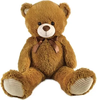 Produktbild von Brauner Teddybär mit Schleife, 100 cm