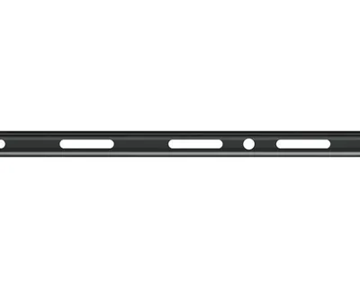 Obrázek produktu pro Walteco Jednořadá lišta 18x12mm, délka 1500mm, matná černá