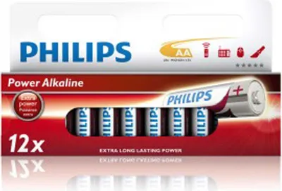 Immagine prodotto di Batterie mignon PHILIPS PowerLife Alcaline