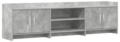 Zdjęcie produktu dla Szafka pod telewizor vidaXL 168 x 33 x 47 cm, kolor szary betonowy, materiał drewnopochodny