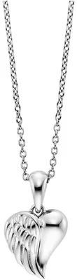 Produktbild von Julie Julsen JJKNE34450-S Mädchen Collier Herz Sterling-Silber 925 Gold 40 cm