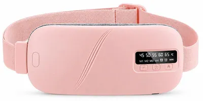 Produktbild von Menstrual Heating Pad, Heizgürtel Damen USB, Wärmegürtel Mit Vibration Massage, Elektrischer Wärmegürtel Gegen Kälte, Tragbare Wärmeauflage