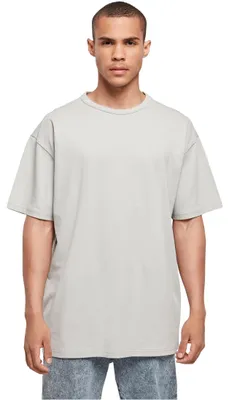 Image de Urban Classics TB3085 | Organic Basic Tee T-shirt Homme - Couleur : lightasphalt - Taille : 5XL